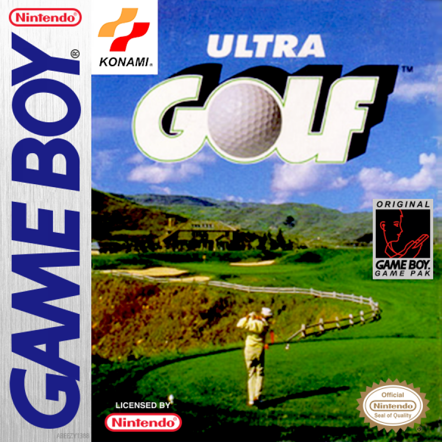 Ultra Golf cover art for Game Boy (GB) video game 