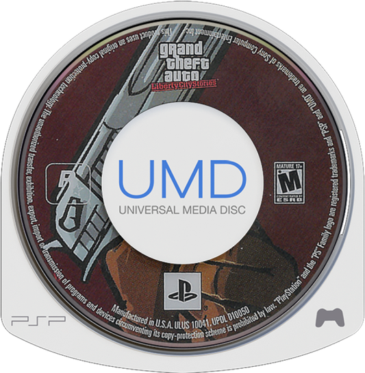 Grand Theft Auto: Liberty City Stories UMD disc for PlayStation Portable (PSP) video game