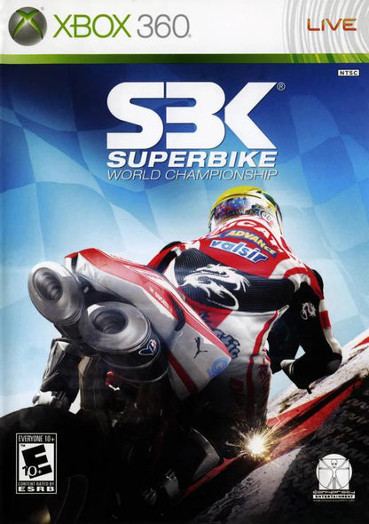 SBK: Superbike World Championship cover art for Xbox 360 (X360) motorcycle racing video game