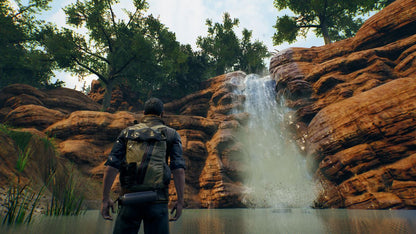 Open Country – PlayStation 4 (PS4) video game gameplay, outdoor survival and hunting adventure in wilderness backdrop