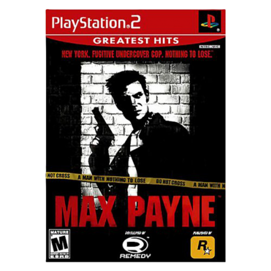 Max Payne cover art for Playstation 2 (PS2) video game