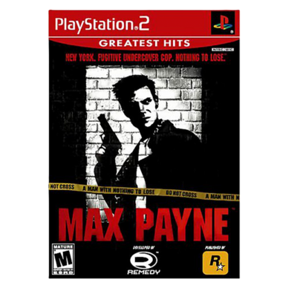 Max Payne cover art for Playstation 2 (PS2) video game
