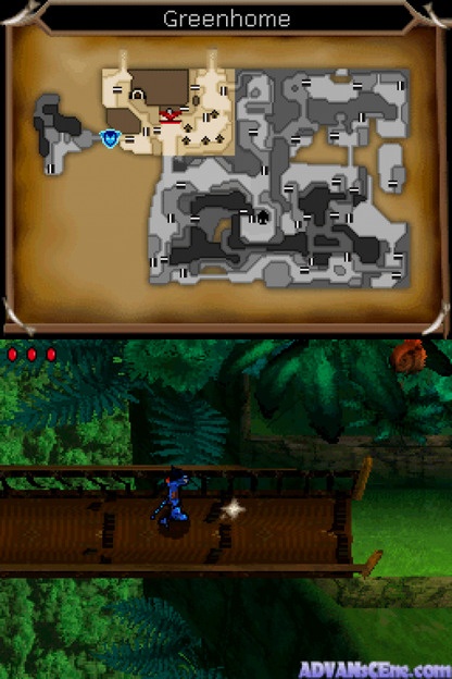 Avatar: The Game gameplay for Nintendo DS (DS) action adventure video game