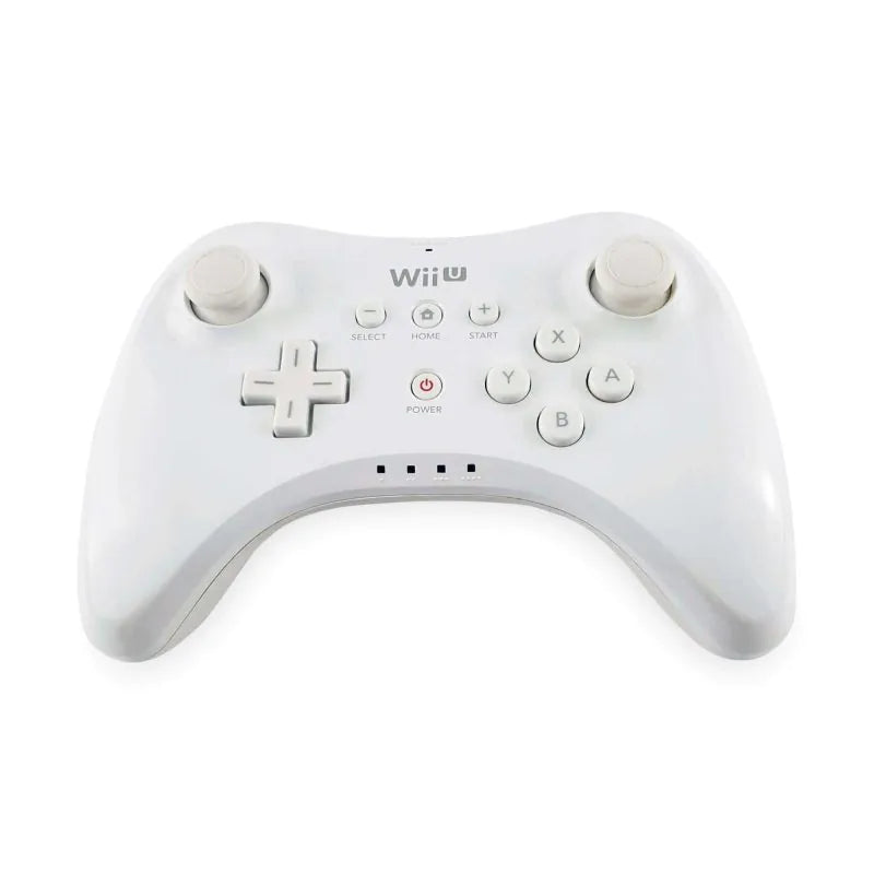 Wii U Pro Controller featuring wireless gamepad design, comfortable ergonomic controls, and extended battery life for Nintendo Wii U gaming front