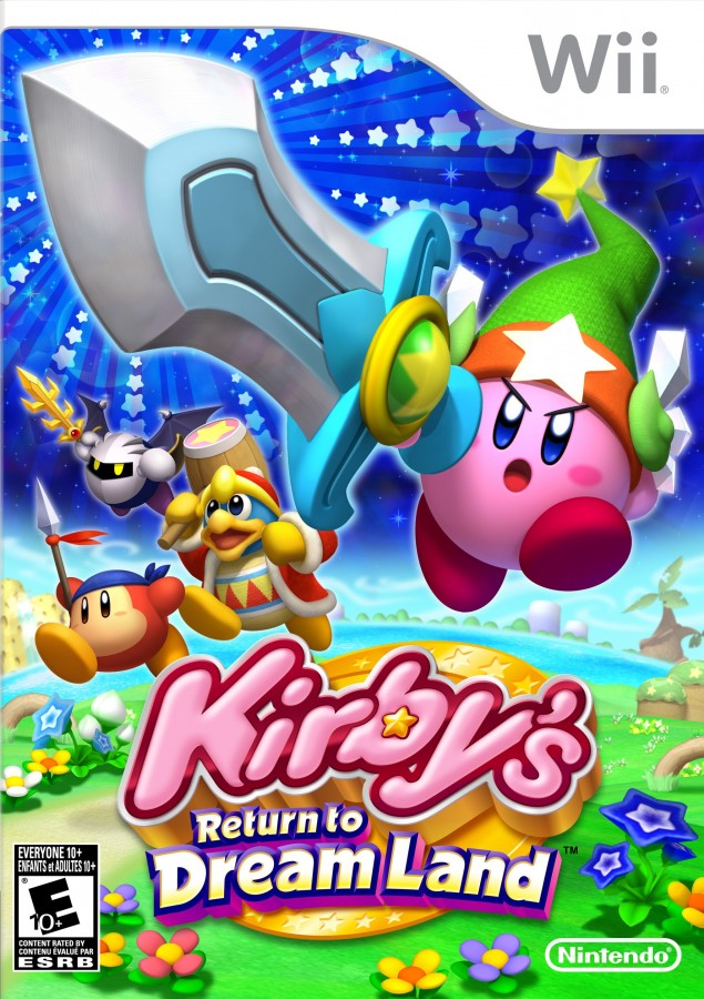 Kirby's Return to Dream Land cover art for Nintendo Wii (Wii) video game
