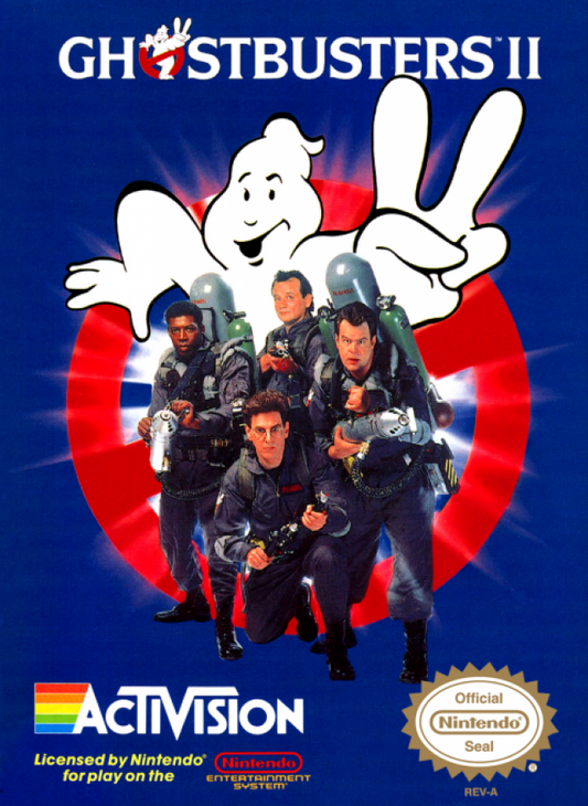 Cover art for Ghostbusters II -- NES video game