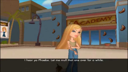 Bratz: The Movie for PlayStation 2 with fashion-focused teen adventure theme gameplay gameplay