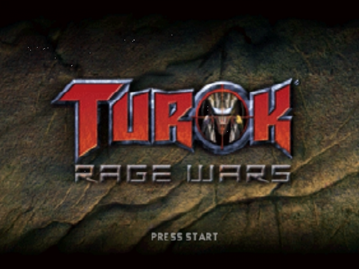 Turok: Rage Wars [Black Cart]– Nintendo 64 (N64) title screen for video game