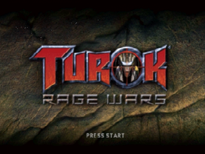 Turok: Rage Wars [Black Cart]– Nintendo 64 (N64) title screen for video game