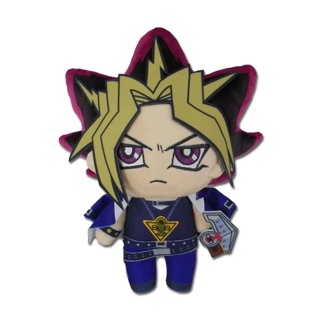 Yu-Gi-Oh! Yami Yugi 8 inch plush toy featuring detailed character design soft stuffed collectible official anime merchandise and iconic Duel Monsters display plush for fans 