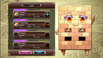 Miden Tower Limited Run 407 PlayStation 4 retro-style dungeon crawler RPG Kemco physical limited print release first-person turn-based combat exploration party-based magic system dungeon crawling collector’s item gameplay screenshot