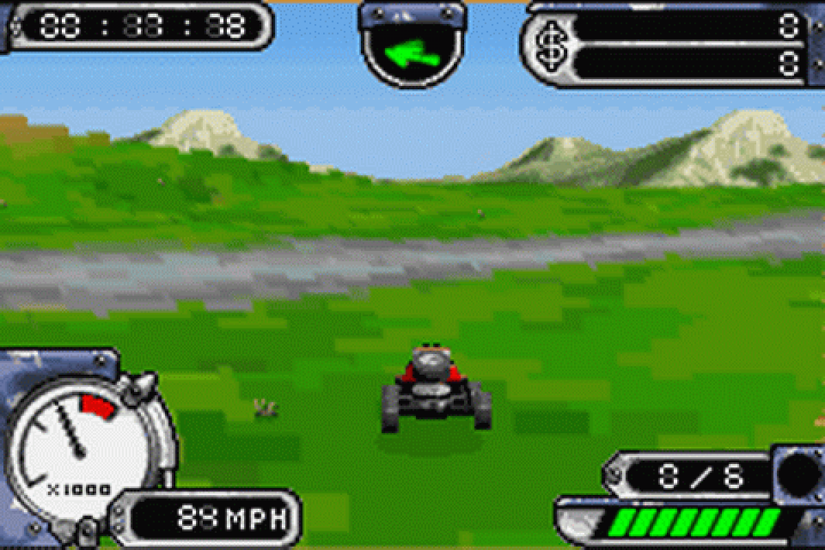 Smuggler's Run Nintendo Game Boy Advance GBA for racing action retro video game fans featuring off road driving vehicle missions high speed chases rugged environments challenging objectives classic handheld gaming collectible gaming appeal gameplay