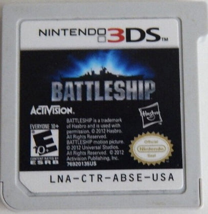 Battleship cartridge for Nintendo 3DS (3DS) strategy action video game