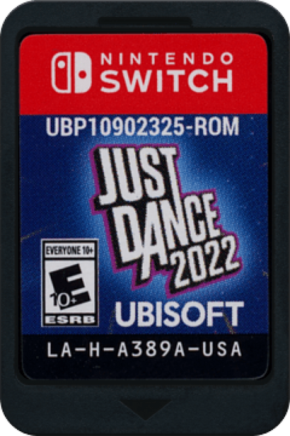 Just Dance 2022 – Nintendo Switch (NS) Front Cover Cartridge Art HD Image Art for Just Dance 2022 
