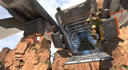 Apex Legends Bloodhound Edition for Xbox One, gameplay image for a battle royale first-person shooter multiplayer video game