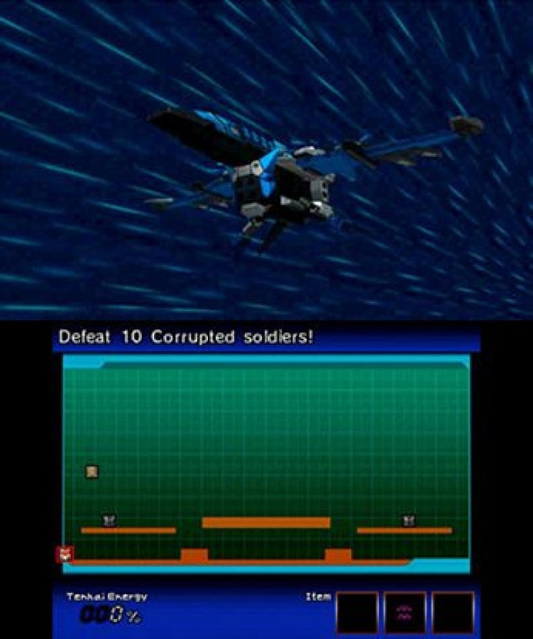 Tenkai Knights: Brave Battle gameplay for Nintendo 3DS (3DS) action fighting video game