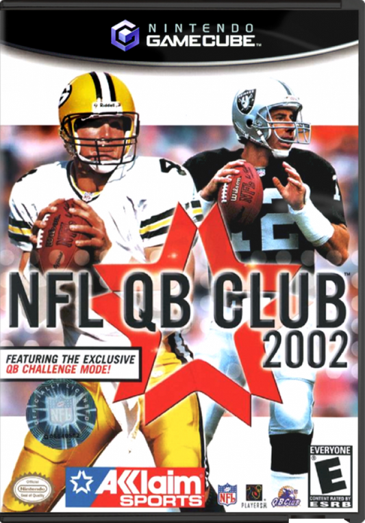 NFL QB Club 2002 cover art for GameCube (GC) video game