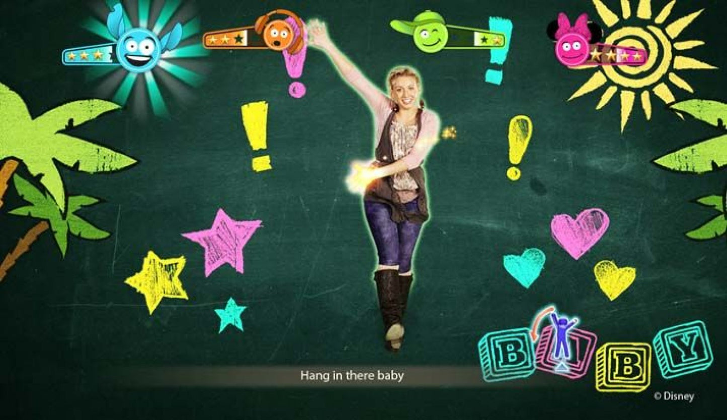 Just Dance: Disney Party – Nintendo Wii (Wii) children’s dance rhythm music video game gameplay