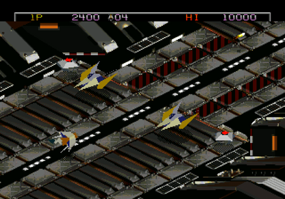 Zaxxon Motherbase 2000 Sega 32X retro video game shoot em up gameplay (1995)