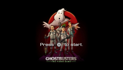 Ghostbusters: The Video Game – Nintendo Wii (Wii) action-adventure shooter title screen for video game