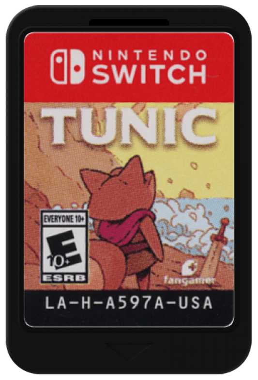 Tunic Deluxe cartridge for Nintendo Switch action adventure game