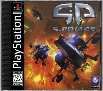 G-Police cover art for PlayStation 1 (PS1) video game
