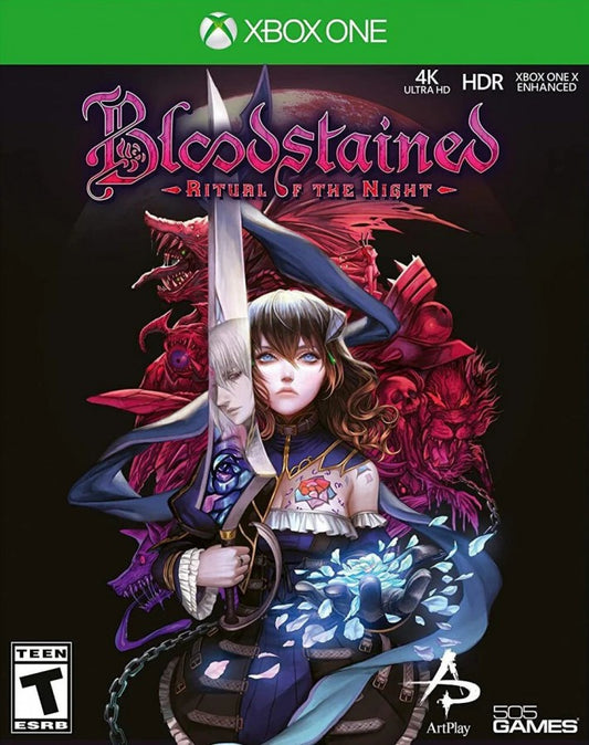 Bloodstained: Ritual of the Night cover art for Xbox One (XONE) video game