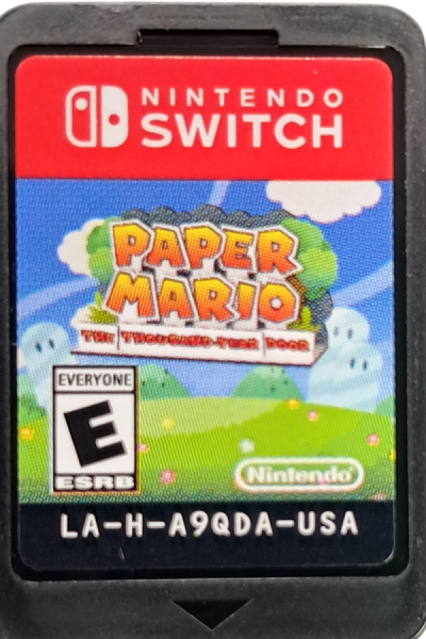 Paper Mario The Thousand-Year Door AES Import Nintendo Switch for role playing video game fans featuring turn based battles charming paper style graphics humorous storytelling puzzle solving colorful worlds memorable characters adventure gameplay import edition collectible gaming appeal cartridge