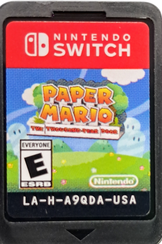 Paper Mario The Thousand-Year Door AES Import Nintendo Switch for role playing video game fans featuring turn based battles charming paper style graphics humorous storytelling puzzle solving colorful worlds memorable characters adventure gameplay import edition collectible gaming appeal cartridge