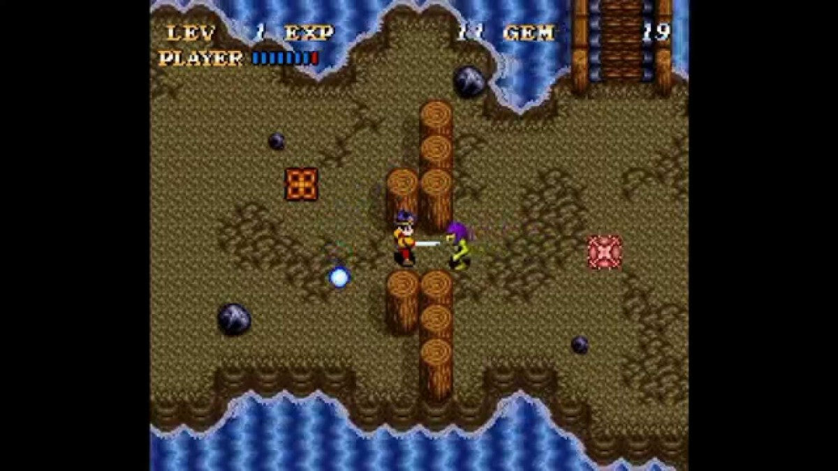 Soul Blazer for Super Nintendo with classic action-RPG adventure theme gameplay