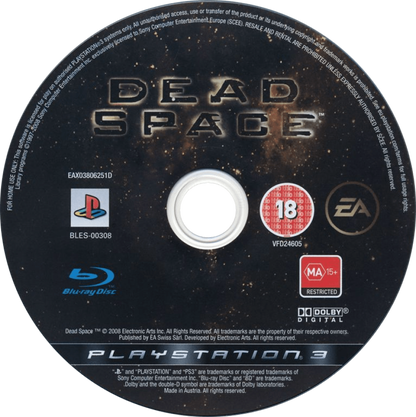 Dead Space [PAL Import] disc art for PlayStation 3 (PS3) video game