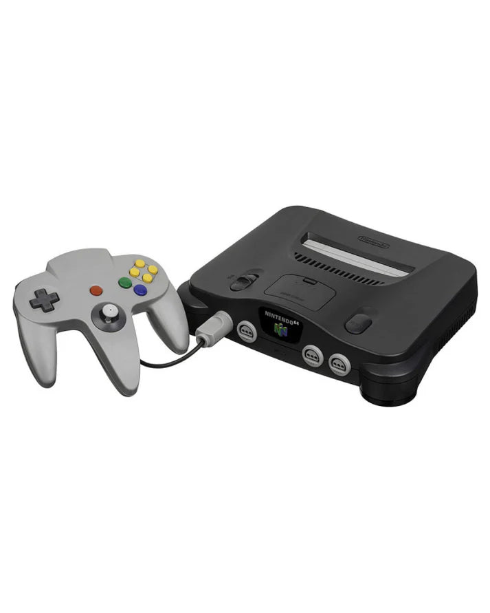 Nintendo 64 Console home video game console 64 bit system cartridge based gaming hardware four controller ports classic retro Nintendo system 
