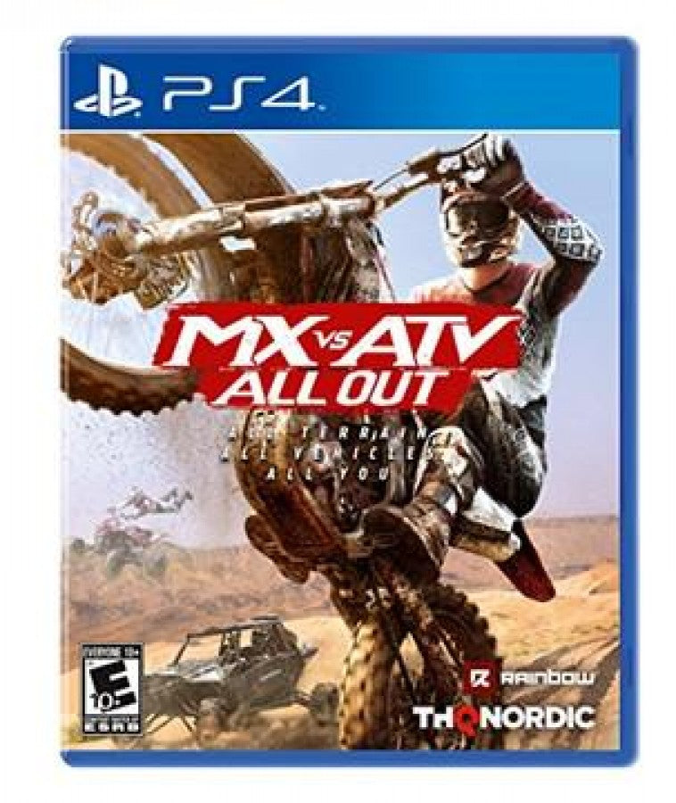 MX vs ATV: All Out cover art for PlayStation 4 (PS4) video game