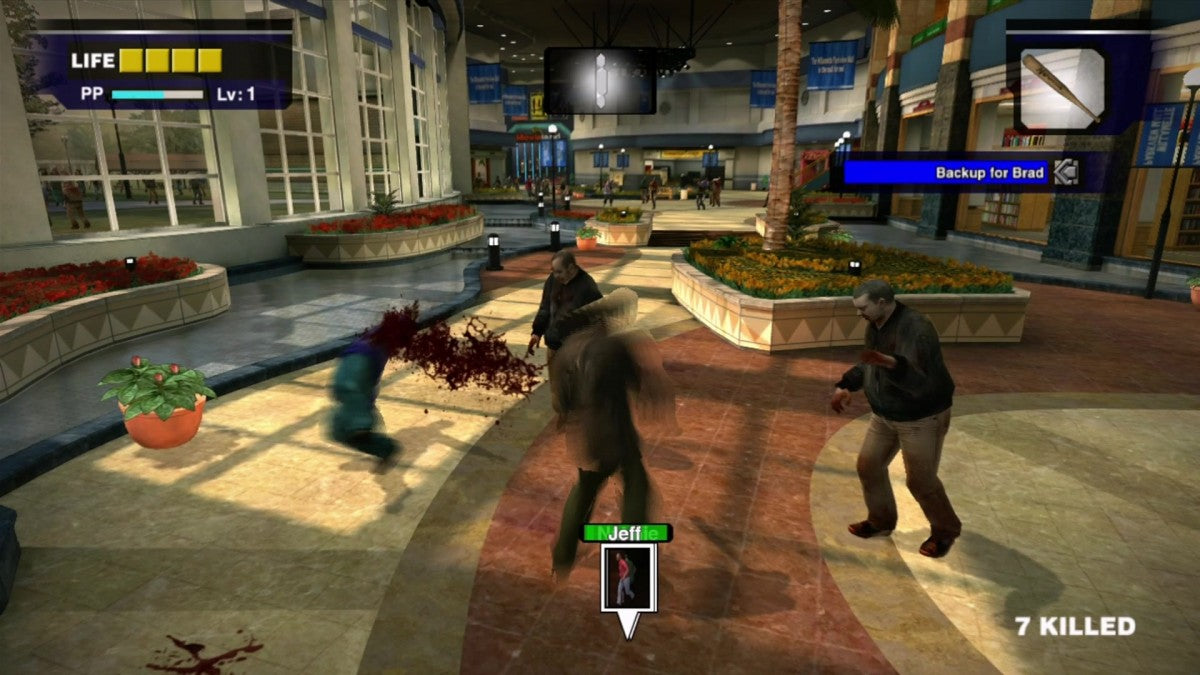 Dead Rising gameplay for Xbox 360 (X360) action-adventure survival horror video game