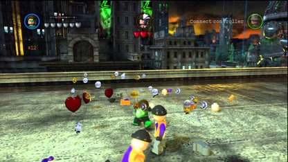 LEGO Batman 2 DC Super Heroes PS3 PlayStation 3 action adventure platformer LEGO game Batman Superman DC Comics open world Gotham City co op gameplay puzzles collectibles TT Games Warner Bros superhero game PlayStation 3 software game title gameplay 