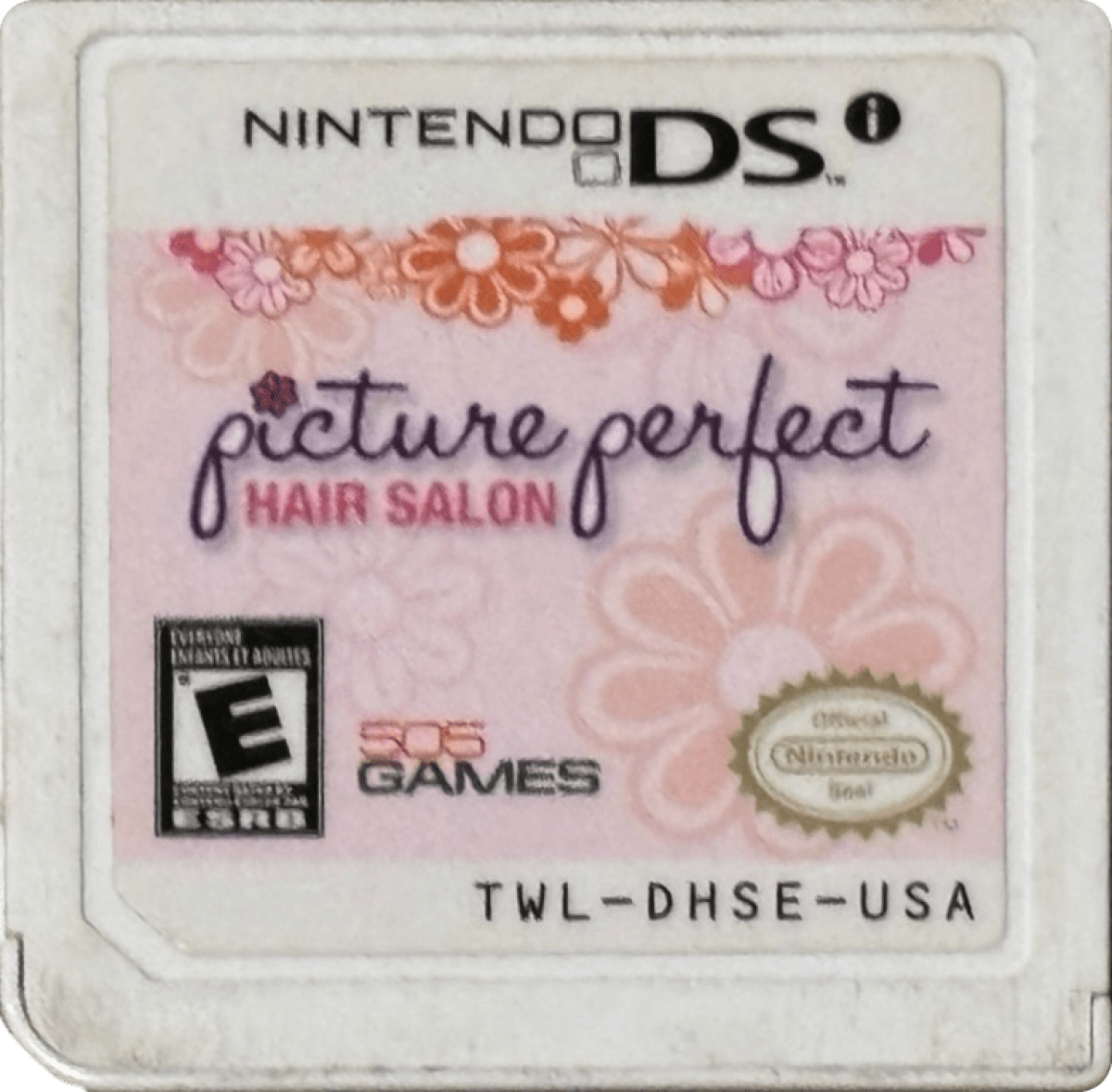 Picture Perfect Hair Salon for Nintendo DS with fashion styling and hair makeover simulation theme cartridge