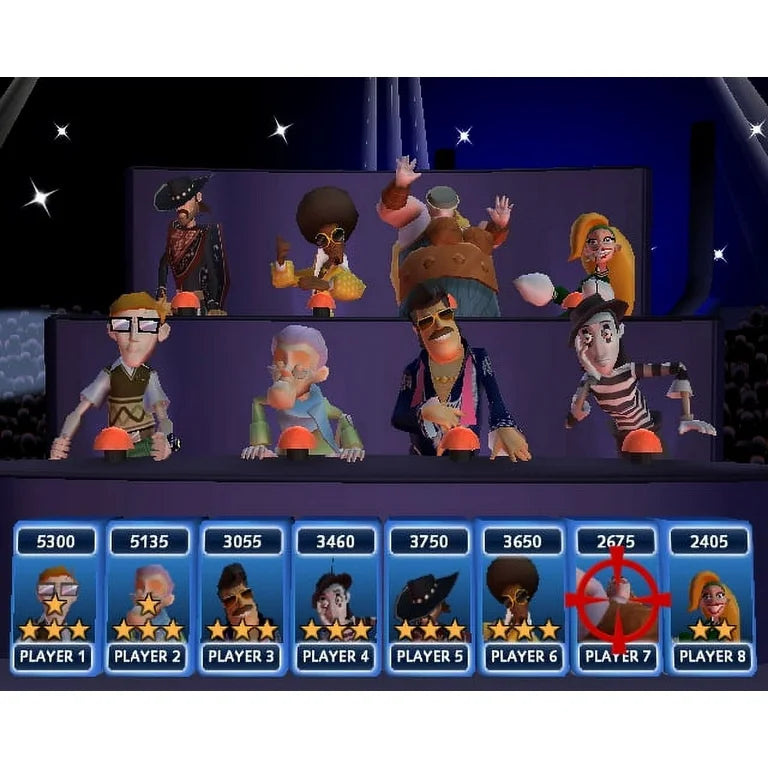 Buzz! The Mega Quiz for PlayStation 2 with general knowledge and multiplayer quiz gameplay gameplay