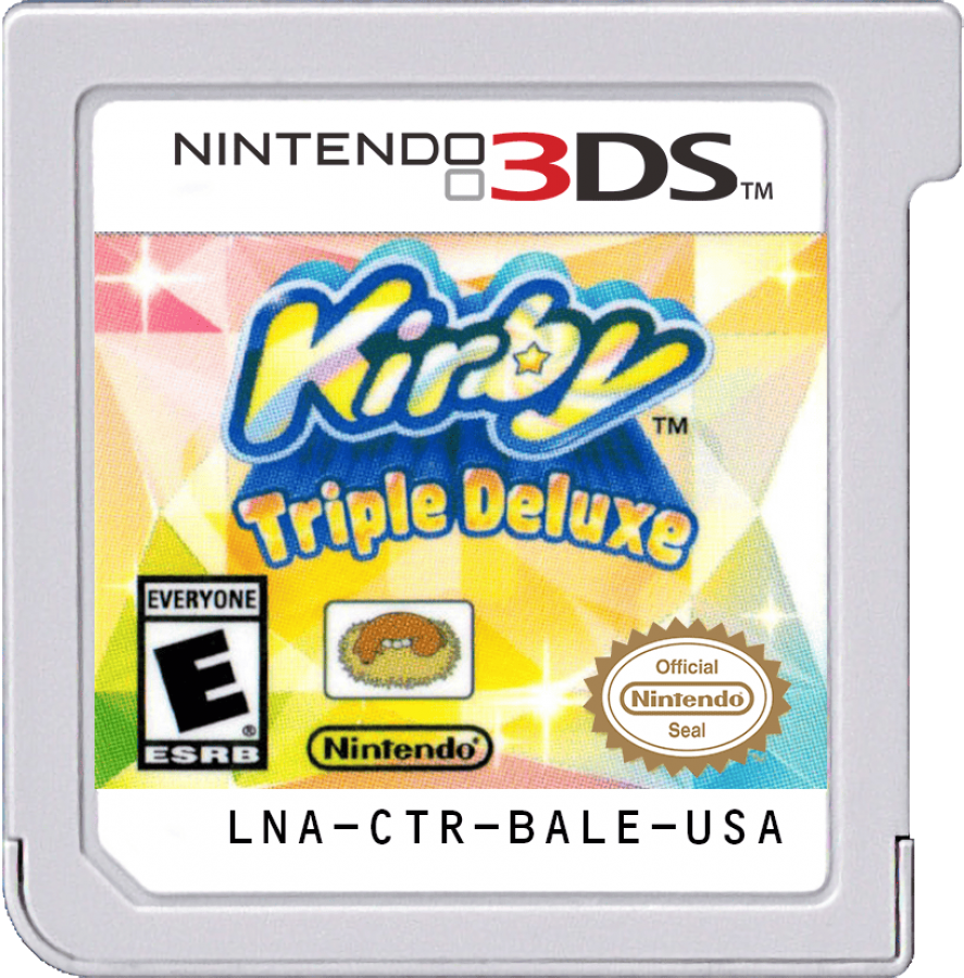 Kirby: Triple Deluxe [Nintendo Selects] cartridge for Nintendo 3DS (3DS) platformer video game