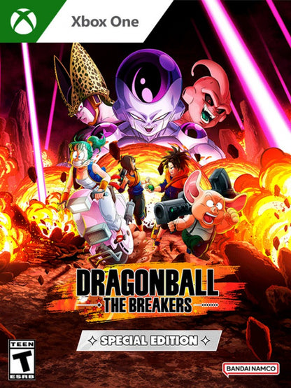 Dragon Ball: The Breakers Special Edition – Xbox One (XONE) cover art for online asymmetrical action game set in the Dragon Ball universe