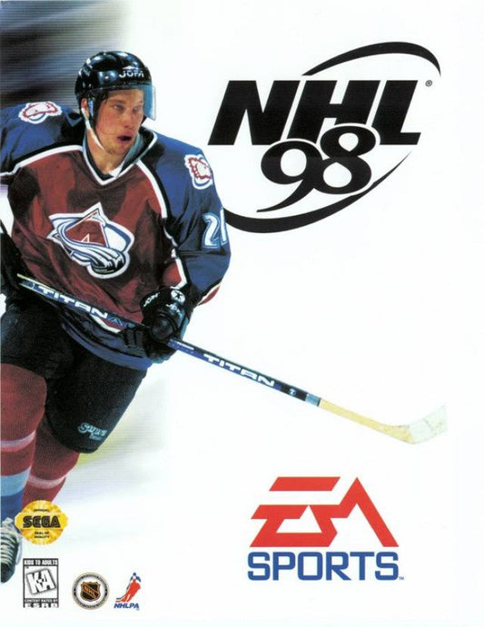 NHL 98 cover art for Sega Genesis (GEN) video game