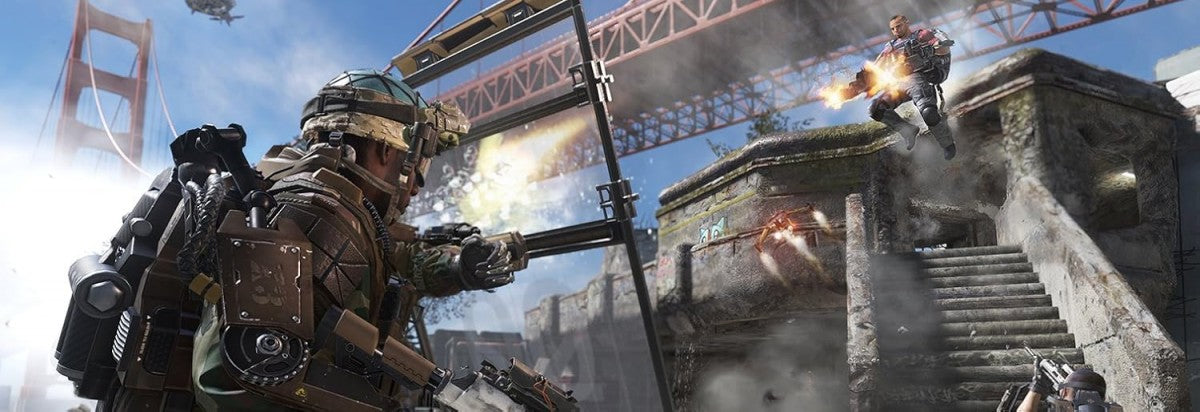 Call of Duty: Advanced Warfare gameplay for PlayStation 4 (PS4) first-person shooter video game