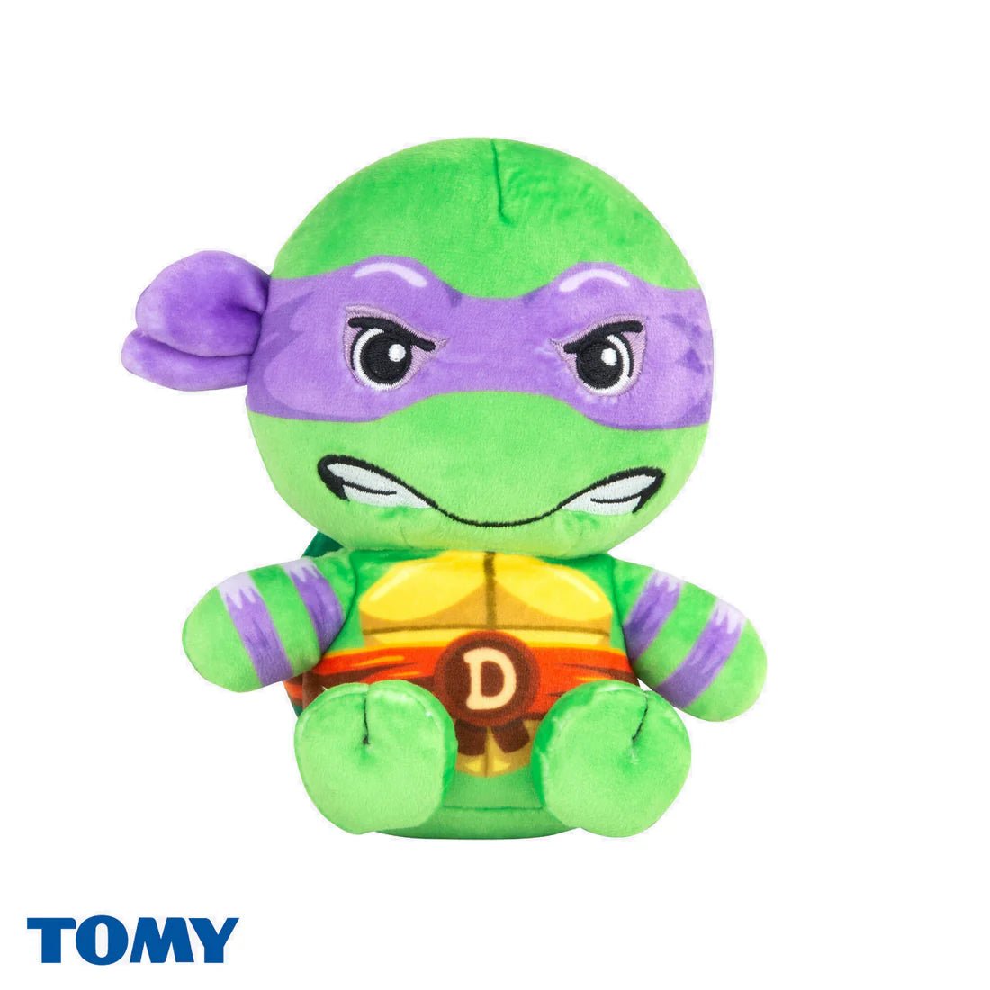Donatello 6 inch plush toy featuring Teenage Mutant Ninja Turtles character design soft stuffed collectible official TMNT merchandise and iconic ninja turtle display plush for fans