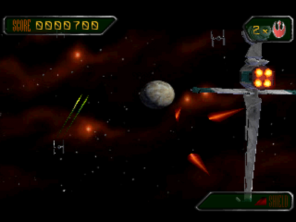 Star Wars: Rebel Assault II gameplay for PlayStation 1 (PS1) rail shooter video game