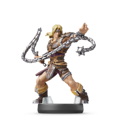 Simon Amiibo Super Smash Bros Nintendo Amiibo collectible figure featuring Simon Belmont detailed character design classic vampire hunter styling Super Smash Bros design NFC functionality compatible Nintendo games Amiibo collection display collectible and gaming accessory appeal