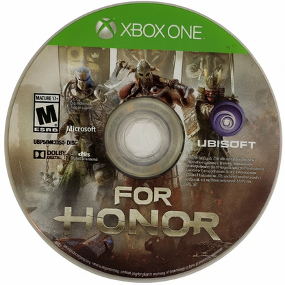 For Honor disc for Xbox One (XONE) medieval action fighting video game