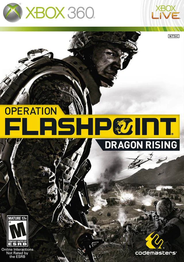 Operation Flashpoint: Dragon Rising cover art for Xbox 360 (X360) video game