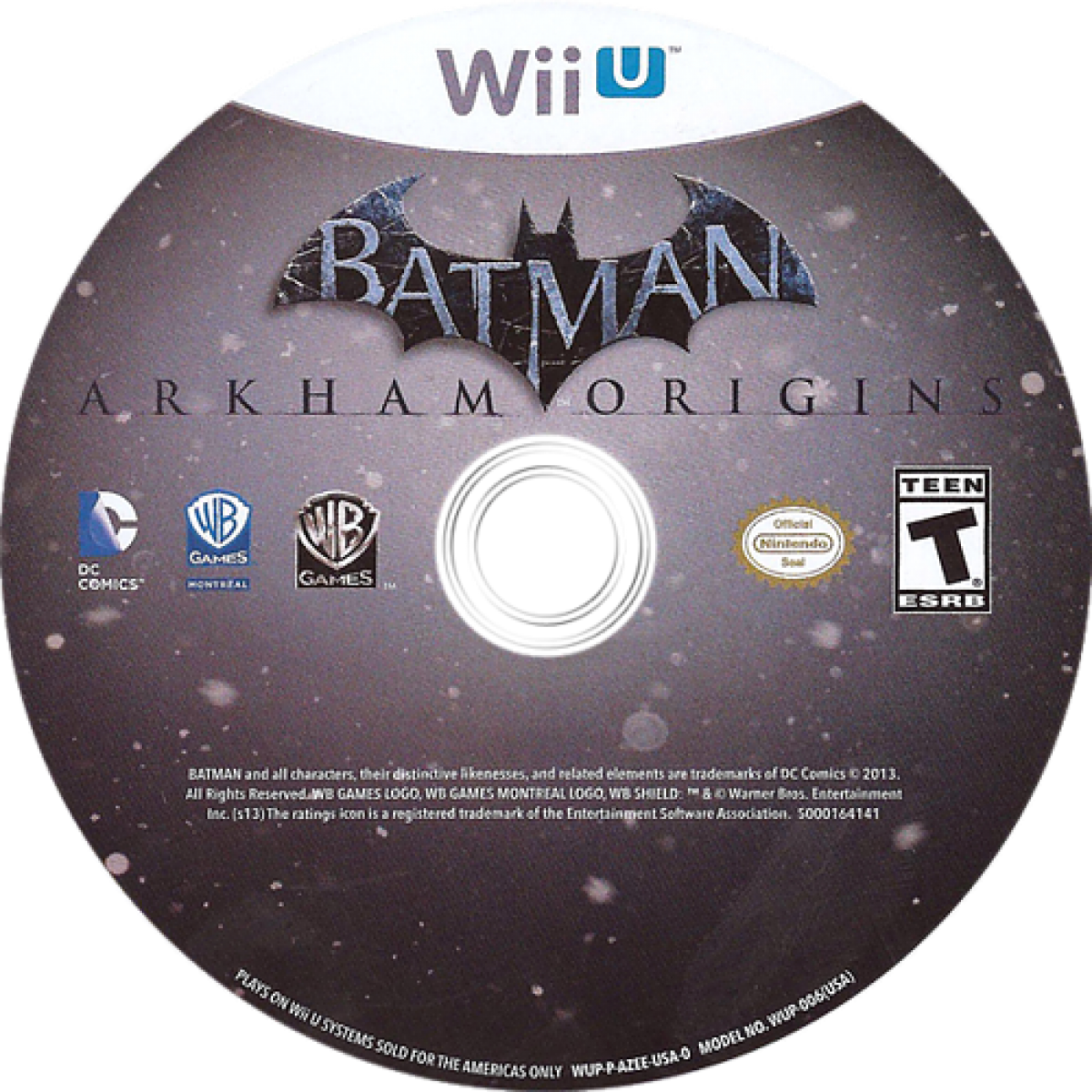 Batman Arkham Origins Nintendo Wii U for action adventure video game fans featuring open world Gotham City exploration stealth combat detective gameplay cinematic storytelling challenging boss battles iconic DC Comics characters immersive superhero adventure collectible gaming appeal game disc