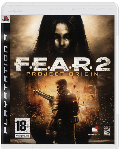 F.E.A.R. 2: Project Origin cover art for PlayStation 3 (PS3) video game