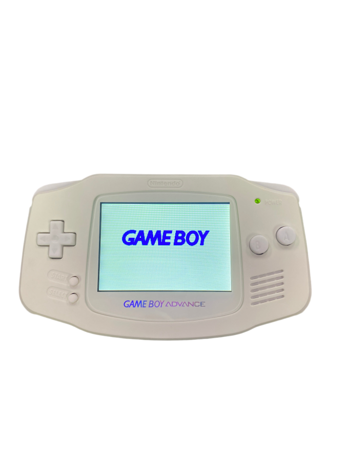 Game Boy Advance (GBA) [IPS Screen Mod] [White Reshell] [Good] cover art for video game