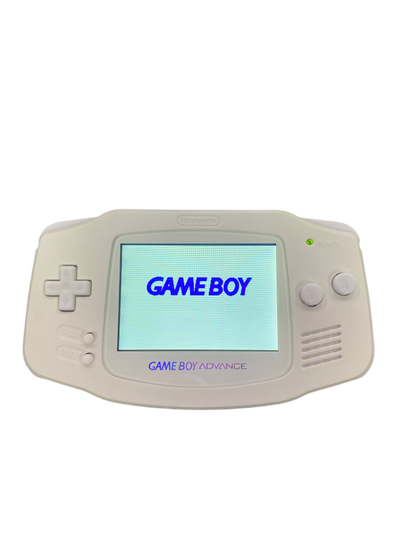 Game Boy Advance (GBA) [IPS Screen Mod] [White Reshell] [Good]